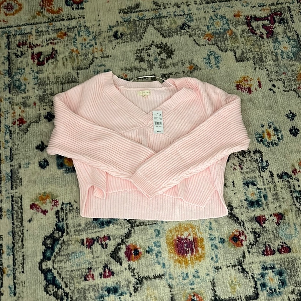 light pink pacsun sweater